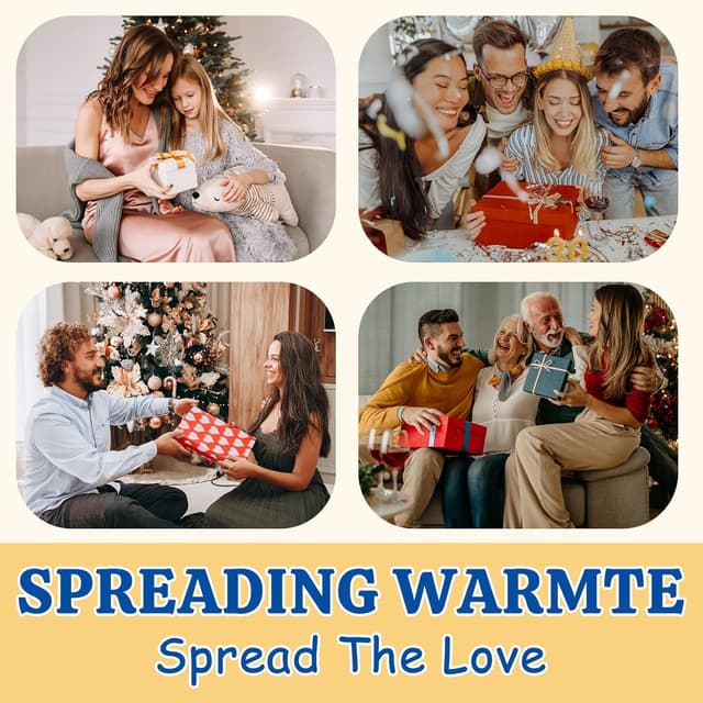 Thumbnail 6 de HAOCEE Wärmflasche mit Bezug (2L) – Auslaufsicher, mit Känguru-Tasche & Flausch-Bezug (Dunkelblau)