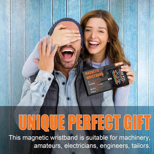 Detalle 2 de Magnetarmband Handwerker 15 Magnete für Männer