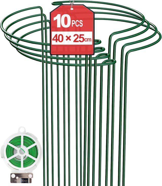 Imagen de 10Pcs 10" x 16" Plant Support Stakes 25×40cm en OfertitasTOP