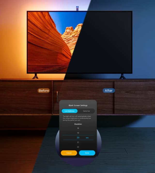 Detalle 2 de Govee TV Backlight 3 Lite 55-65 Zoll