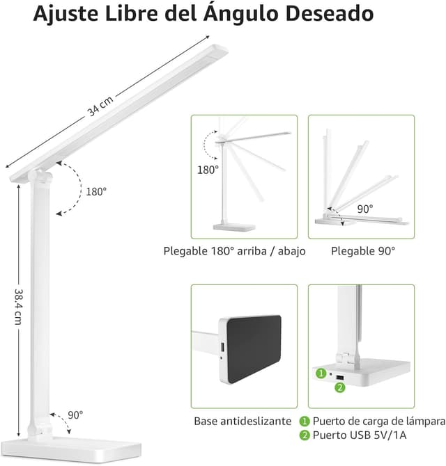 Thumbnail 5 de Lepro Lámpara Escritorio LED 15W