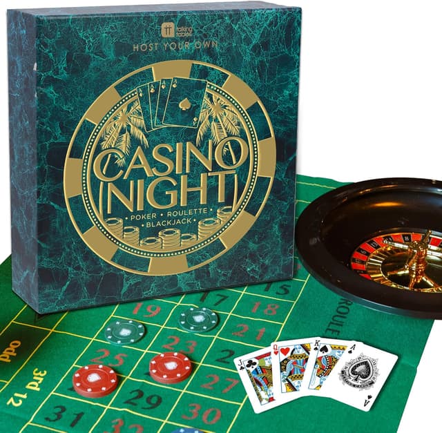 Detalle de Talking Tables Kit Casino Night — Juego de mesa para adultos 🎲