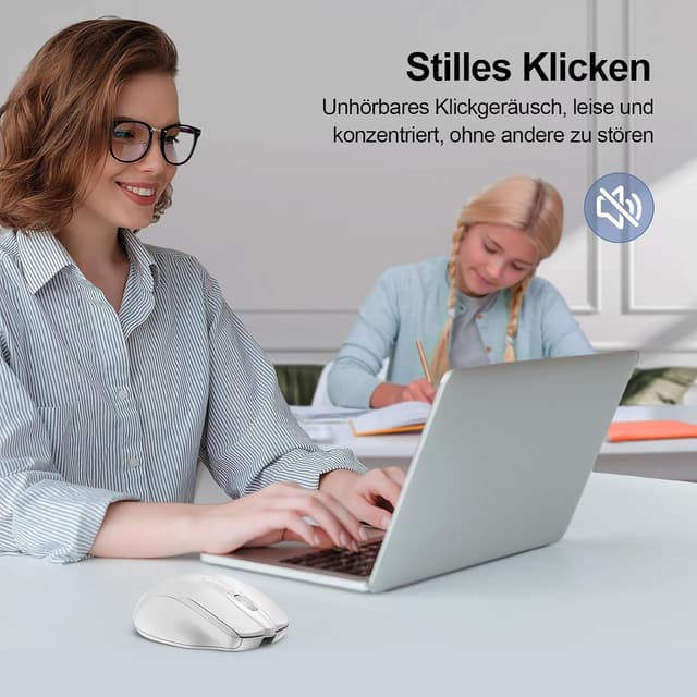 Detalle 2 de TECKNET Silent Kabellose Maus 4800 DPI