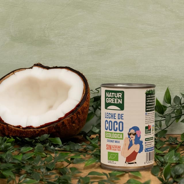 Thumbnail 5 de NaturGreen Leche de Coco BIO Cremosa y Ecológica 400 ml 🥥