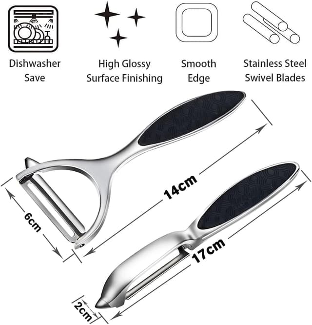 Thumbnail 2 de Leaflai Pelador de Patatas - Eficaz y Ergonómico 🥔