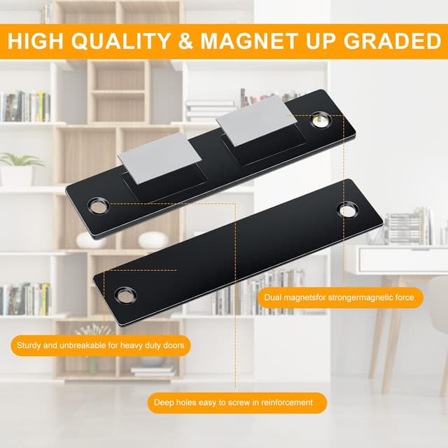 Detalle 1 de Romon Iman Puerta Armario Autoadhesivo 8 Pcs