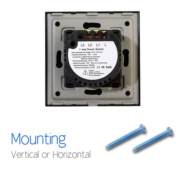 Thumbnail 6 de Touch light switch 2-gang 240V CNBINGO