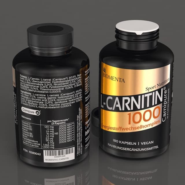 Thumbnail 6 de BIOMENTA Carnipure L-Carnitin 180 Kapseln đ