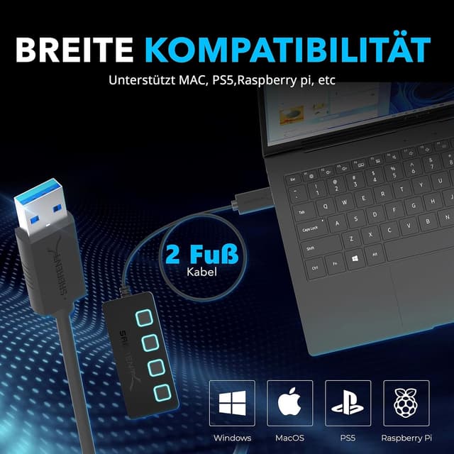 Thumbnail 6 de SABRENT HB-UM43 USB Hub 5 Gbps