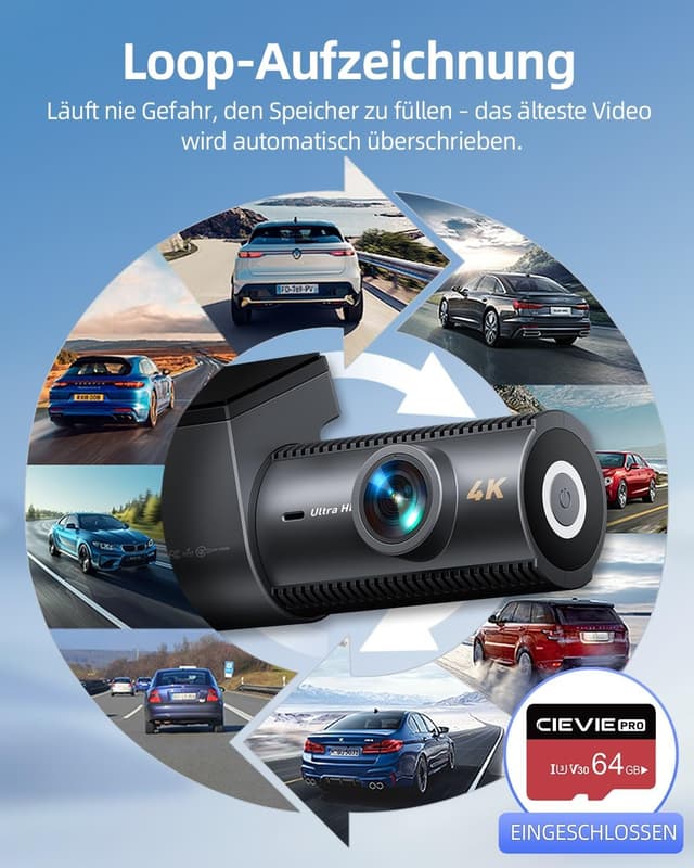 Thumbnail 3 de CIEVIE D100 Dashcam 64 GB