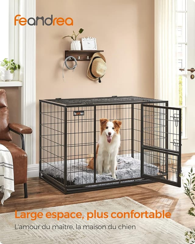 Thumbnail 1 de Feandrea PPD001B01 Cage chien 107×70×75 cm