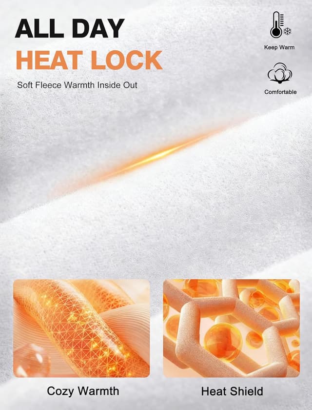 Detalle 2 de Boyzn Herren-Langarmshirt im 1-/3-/5er-Pack – UPF 50+ Funktionsshirt mit Fleece-Futter