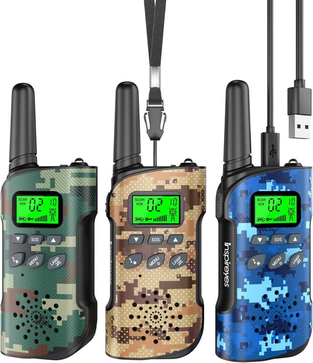 Imagen de Inspireyes Walkie Talkies 3-Pack 48-Hour Battery en OfertitasTOP