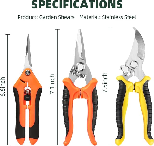 Thumbnail 3 de Secateurs Pruning Scissors 3 Pack