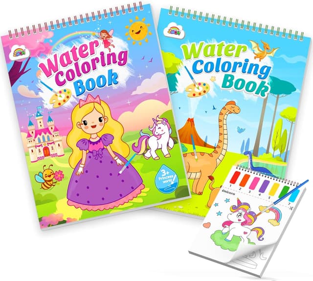 Thumbnail 1 de ZMLM Libro da colorare ad acqua per bambini 3–8 anni 🎨