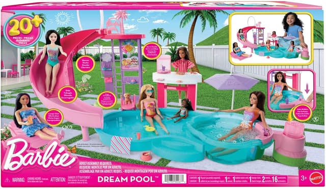 Thumbnail 5 de Barbie Traumpool Spielset JKG83