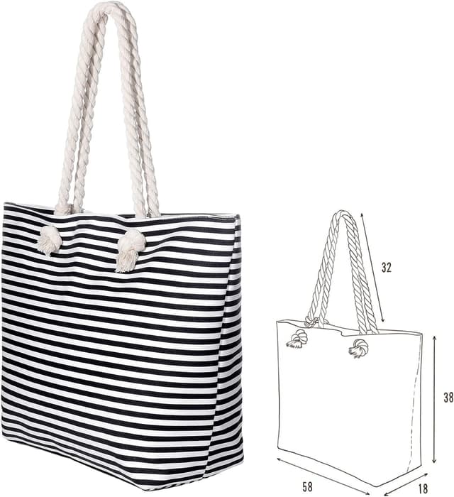 Thumbnail 2 de Masada Grande borsa da spiaggia idrorepellente