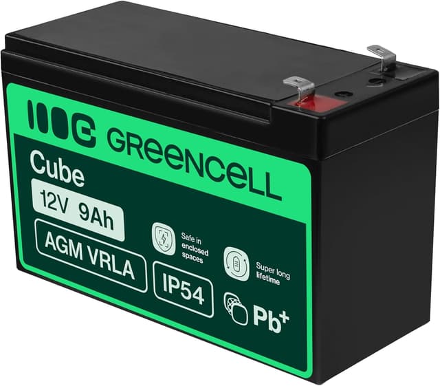 Detalle 2 de Green Cell Batteria AGM 12V 9Ah ⚙