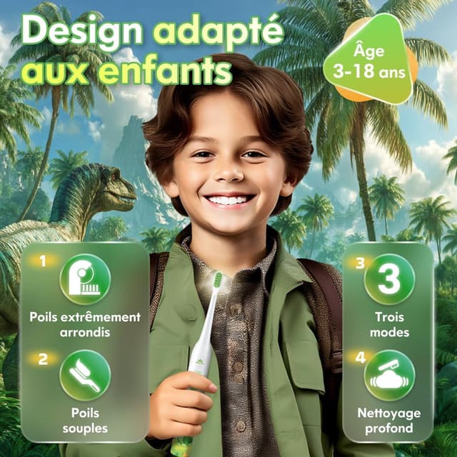 Thumbnail 1 de Dada-Tech Brosse à dents enfant 31000 vib/min 🦷