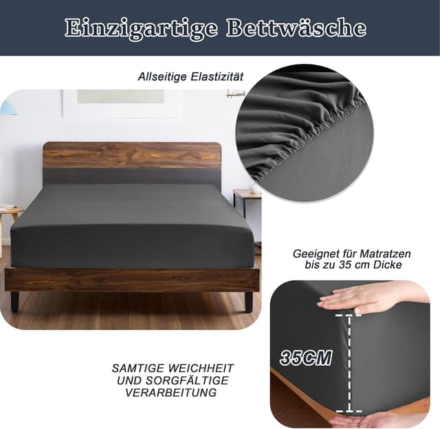 Detalle 2 de HIG drap housse microfibre 140 x 200