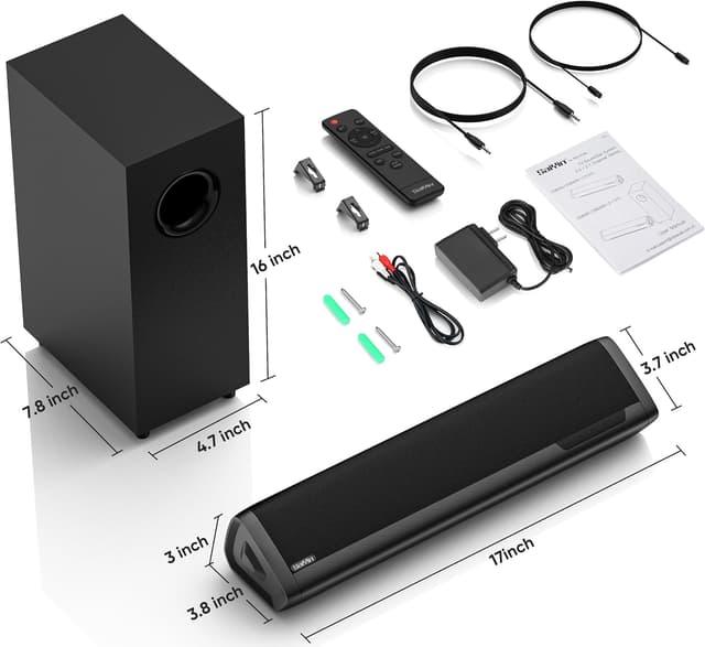 Thumbnail 6 de Saiyin 17-inch 2.1ch Soundbar with Subwoofer