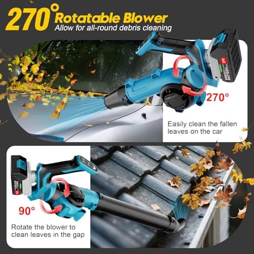 Thumbnail 4 de Fovendi 21V Soplador de Hojas ⚙️