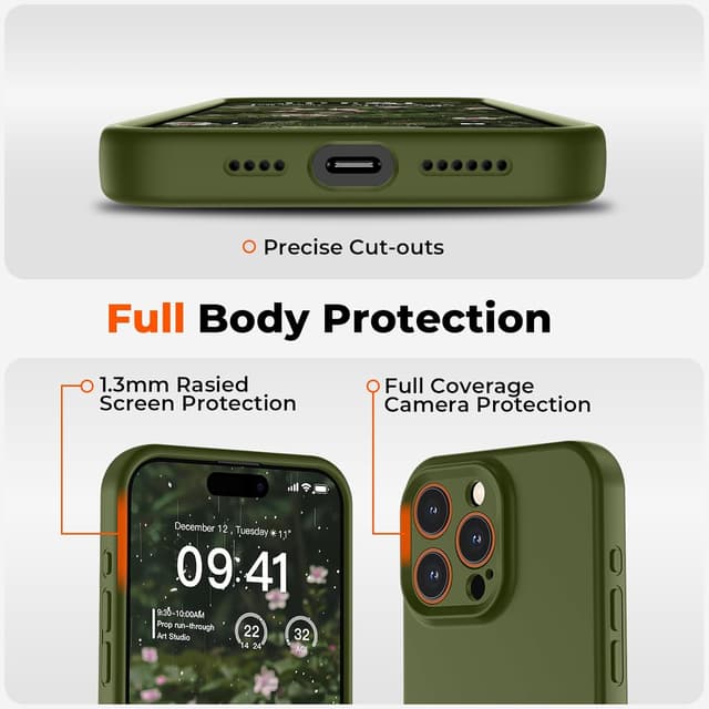 Thumbnail 3 de SUPFINE iPhone 14 Pro Max Case Cedar Green