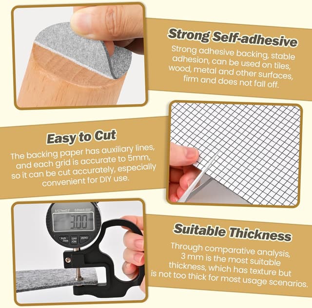 Thumbnail 3 de Protector Patas Sillas Fieltro 20x10