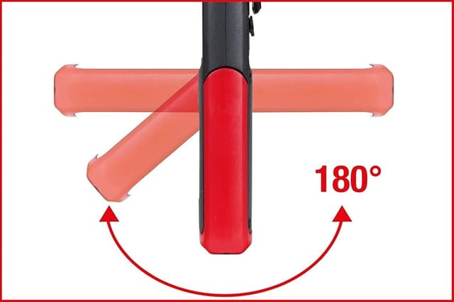 Detalle de KS Tools 150.4495 Lámpara de mano LED COB Plegable 🔦