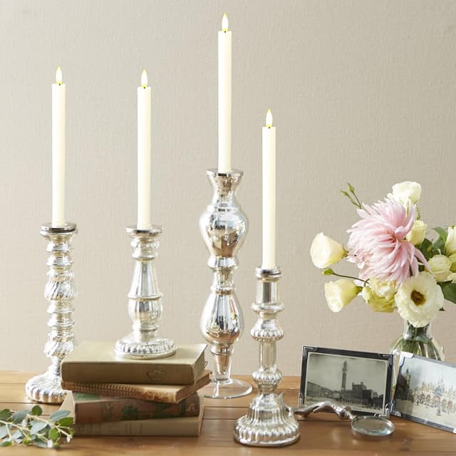 Thumbnail 4 de Sunjas 6PCS Flameless Taper Candles 10 Inch