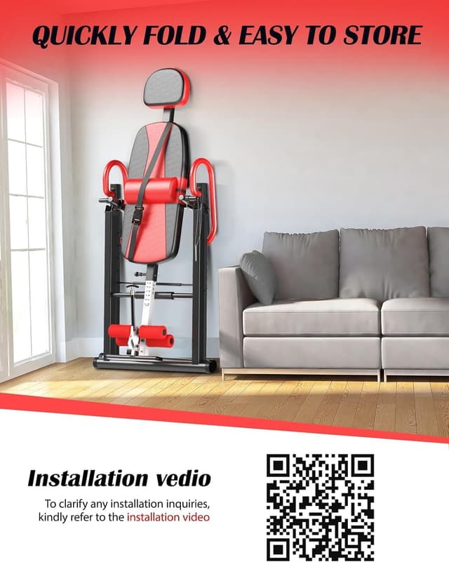 Thumbnail 6 de YOLEO Gravity Tabla de inversión plegable 300 lb