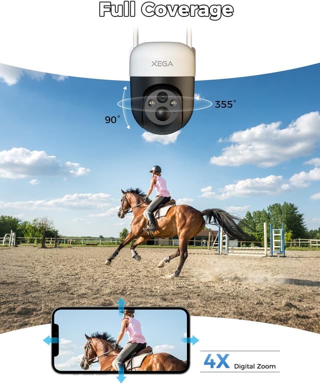 Thumbnail 6 de Xega 4G LTE Solar Outdoor Camera 4G