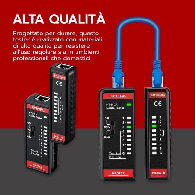 Thumbnail 4 de Mcbazel Tester di Rete RJ45 RJ11 60V 📡