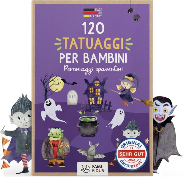 Imagen de Famifidus 120 Tatuaggi per bambini 🎨 en OfertitasTOP