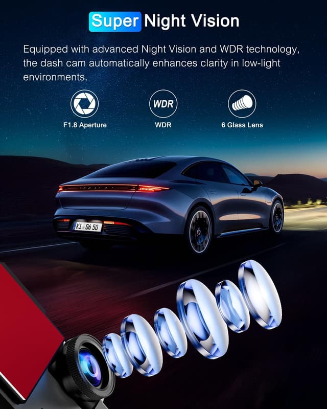 Thumbnail 4 de POYBPCY Dash Cam Auto 4K con display 3,69