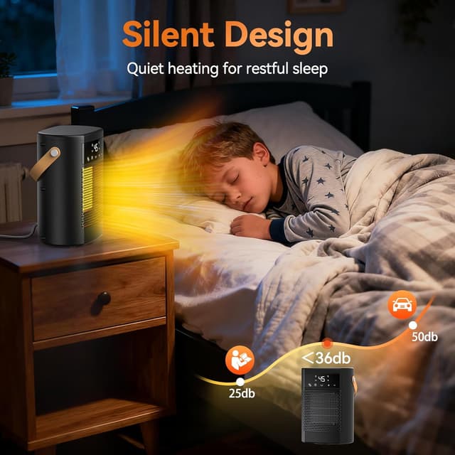 Thumbnail 2 de Stufe elettriche 2000W a basso consumo, oscillazione 70°