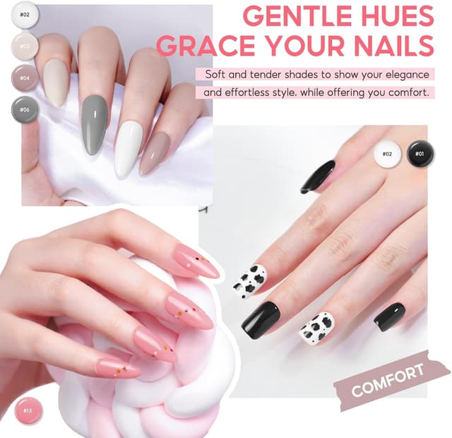 Detalle de Kit COSCELIA 40 pièces de vernis semi-permanent : 35 couleurs + base coat et 4 top coats (mat, brillant, pailleté)