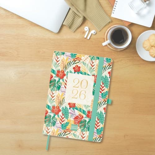 Detalle de Finocam Agenda Capri Jungla semana vista 16 meses