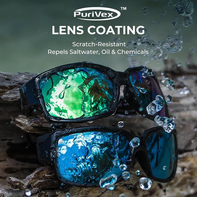 Detalle de KastKing Skidaway Polarized Sport Sunglasses with UV Protection