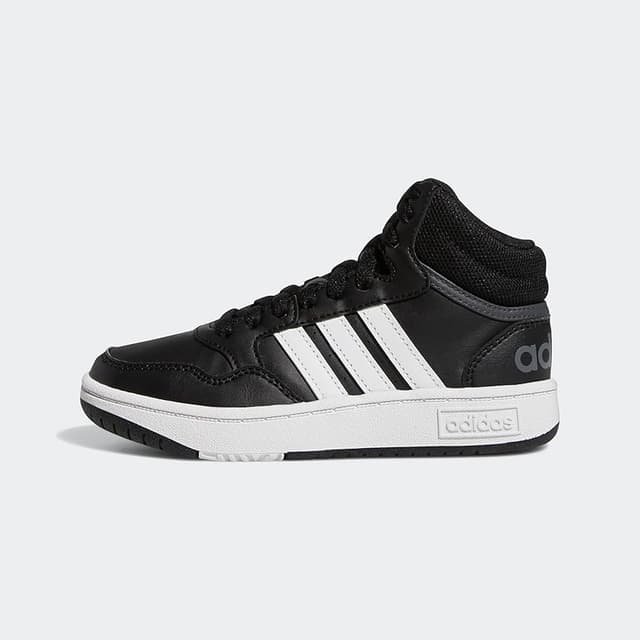 Detalle de adidas Hoops Mid 3.0, Zapatillas de Baloncesto, Negro/Blanco