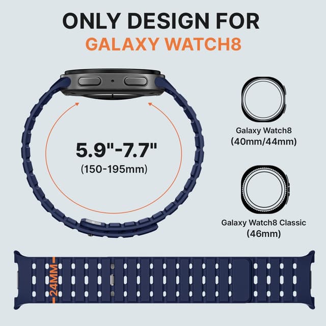 Thumbnail 5 de Bandletic Magnetic Strap for Samsung Galaxy Watch 8 40mm