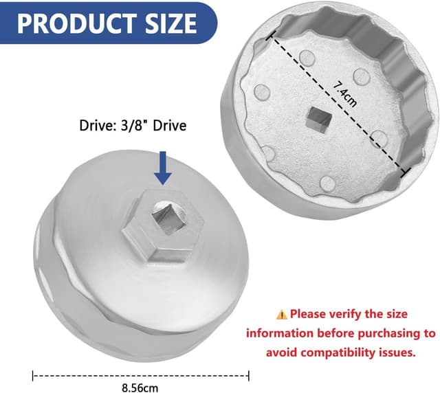 Detalle 2 de GTLM Oil Filter Socket Set