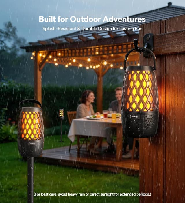 Thumbnail 6 de BolaButty Outdoor Bluetooth Speaker with Lights (IPX5) — Multi-Sync Up to 100 Speakers, 3 Lighting Modes