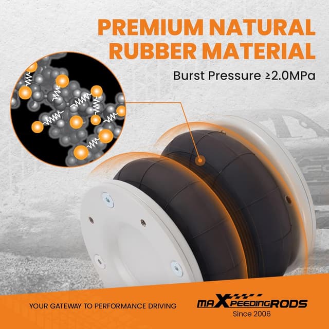 Thumbnail 6 de maXpeedingrods: 2 sospensioni pneumatiche posteriori + kit compressore 12 V per Fiat Ducato (1994-2024), fino a 4.000 kg