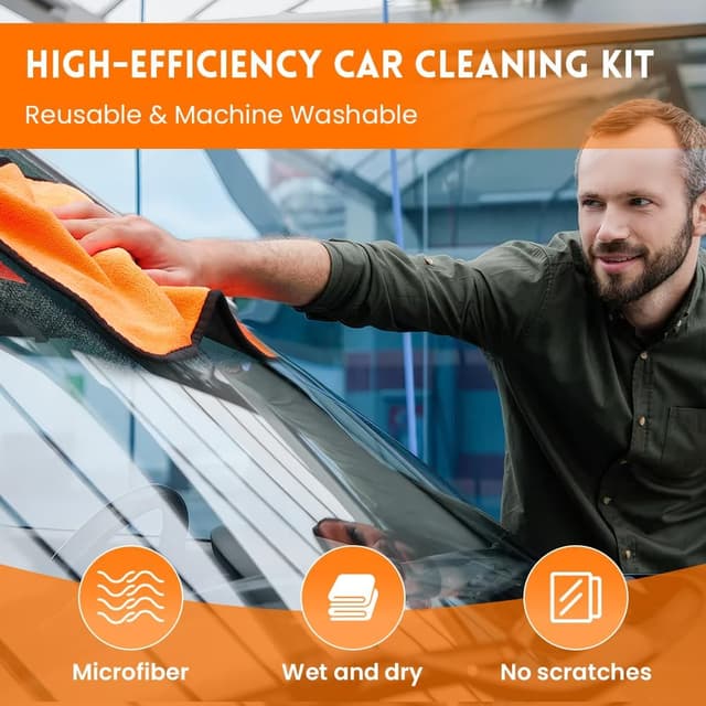 Thumbnail 3 de flintronic Kit limpieza coche 8 piezas