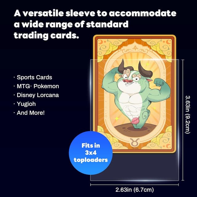 Detalle de Wcakby Standard Soft Kartenhüllen 66 x 91 mm