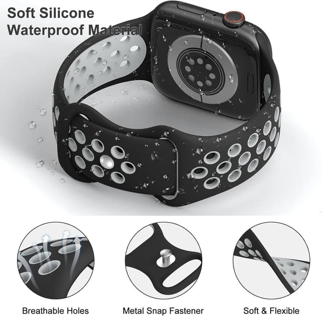 Thumbnail 1 de Correa silicona transpirable para Apple Watch 40mm