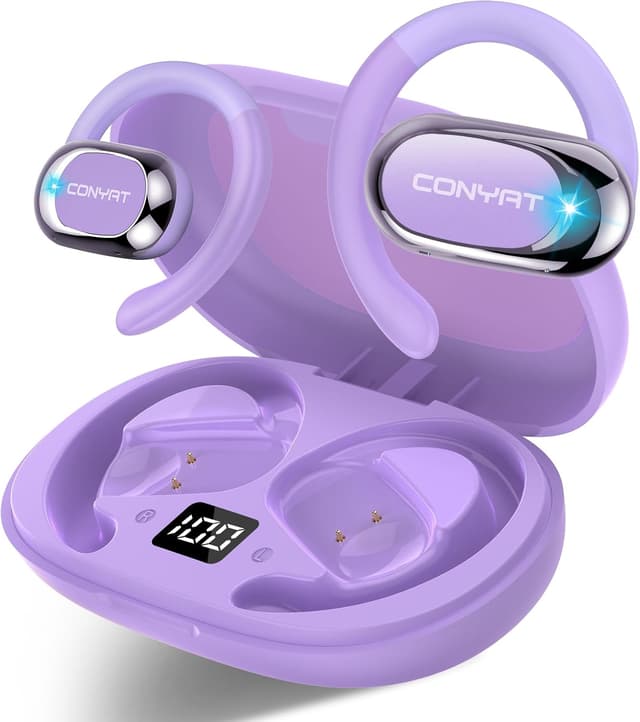 Detalle de Conyat AI Cuffie Traduzione Bluetooth 5.4 Open-Ear con traduzione in tempo reale e 164 lingue