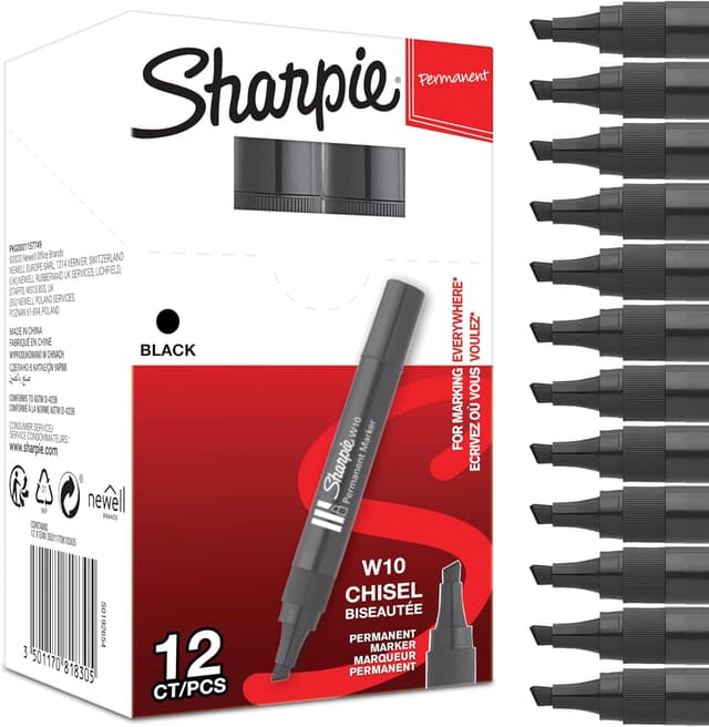Detalle de Sharpie marqueurs permanents Boîte 12 🖊
