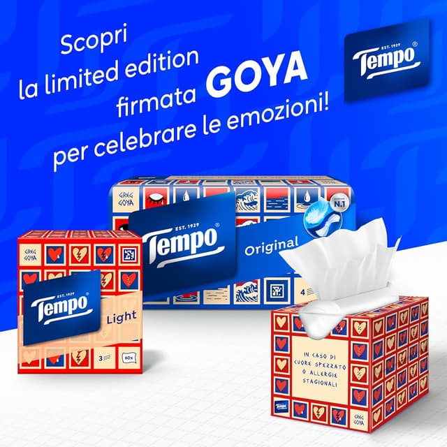 Detalle 2 de Tempo Fazzoletti Box Original 960 🧻